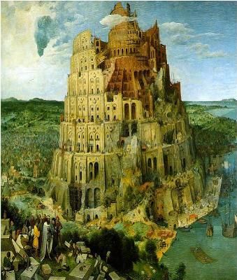 Tower of Babel Painted 1563